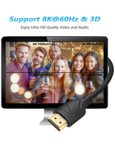 Cable HDMI TCNEWCL 2.0M 8K@60Hz Ultra Alta Velocidad 2
