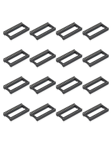 Adaptador de Zócalo DIP IC 17Pcs MECCANIXITY 2.54mm 15.24mm