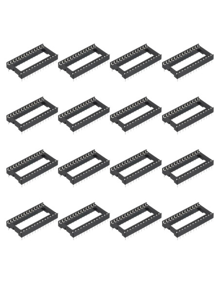 Adaptador de Zócalo DIP IC 17Pcs MECCANIXITY 2.54mm 15.24mm