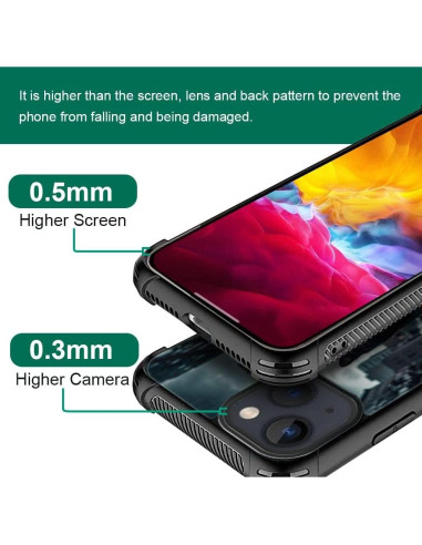 Funda Antichoque CARLOCA para iPhone 15 Gato Negro