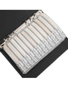 Kit de Capacitores SMD 0805 PODSJD - 92 Tipos en Libro de Muestras 2