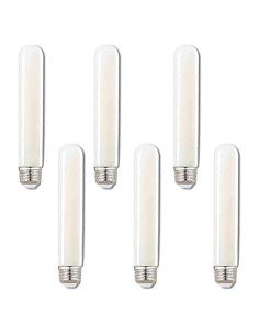 Bombilla LED E26 3W Tubular T185 Regulable 2700K 6 Unidades