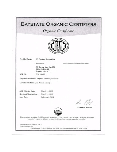 Cera de Abeja Orgánica 100% Pura US Organic 113.4 g Blanca