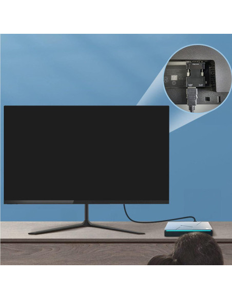 Adaptador VGA a HDMI CATSELURRY 1080p para PC y Proyector