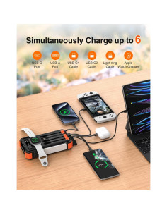 Banco de Energía Solar BLAVOR 20000mAh Carga Rápida 20W 2