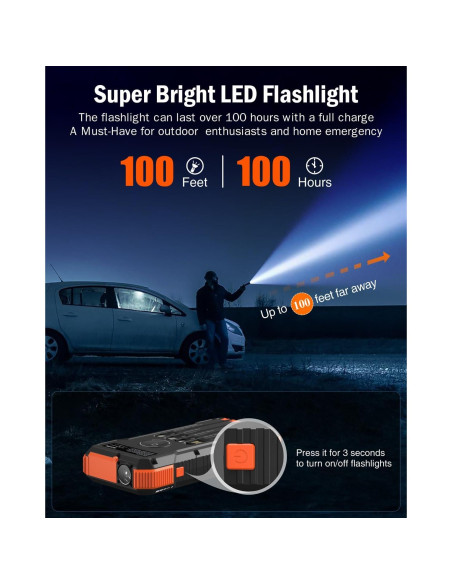 Banco de Energía Solar BLAVOR 20000mAh Carga Rápida 20W