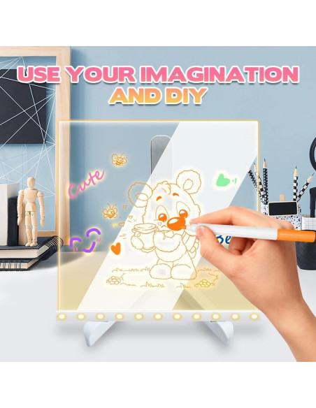 Tablero de Notas LED OneNine 20.1 cm Acrílico Brillante