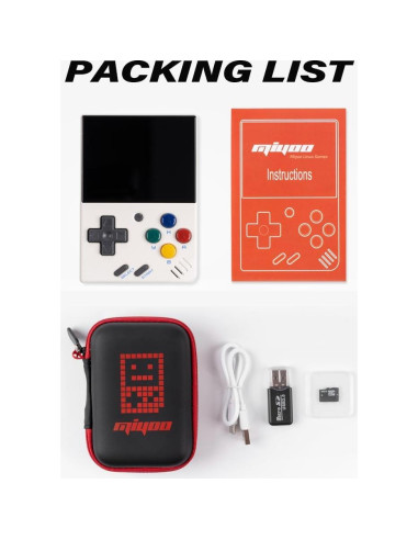Consola de Juegos Portátil Miyoo Mini 128GB Pantalla IPS 2.8"