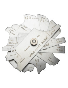 Juego de Medidores de Soldadura HFS MG-11 7PCS 3.2-25.4mm