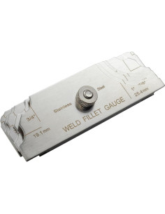 Juego de Medidores de Soldadura HFS MG-11 7PCS 3.2-25.4mm 2