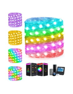 Luces de Cuerda LED Inteligentes Aoycocr 20m RGB Control WiFi