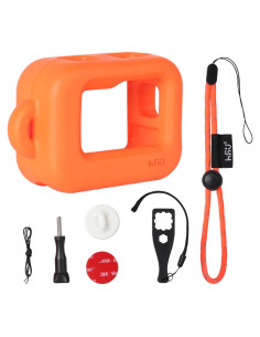 Funda Flotante HSU para Insta360 Ace Pro - Naranja, Accesorios