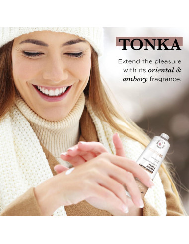 Crema de Manos Nutritiva Solinotes Tonka 30g - Hidratante con Karité