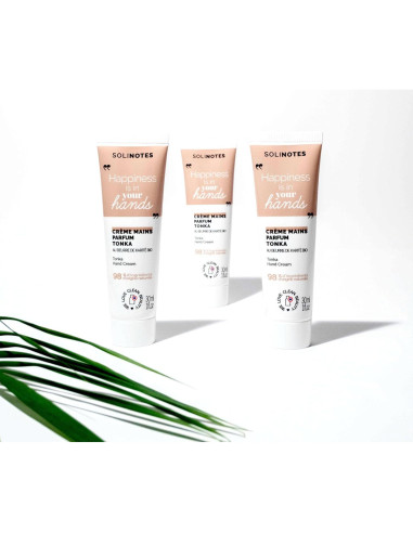 Crema de Manos Nutritiva Solinotes Tonka 30g - Hidratante con Karité