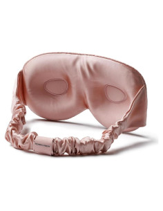 Máscara de Ojos de Seda Pura Fishers Finery 25 Momme Rosa