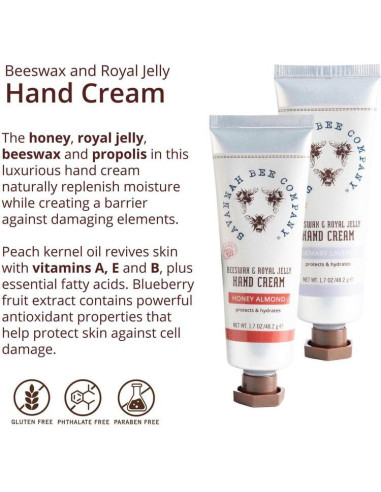 Crema de Manos Luxe Savannah Bee - Almendra y Lavanda 140g