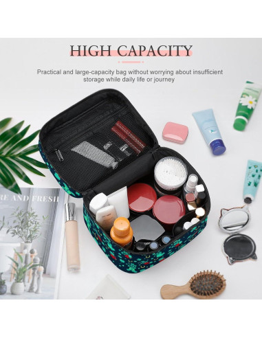 Bolsa de Maquillaje de Viaje Impermeable 24.9x19.1cm Unisex