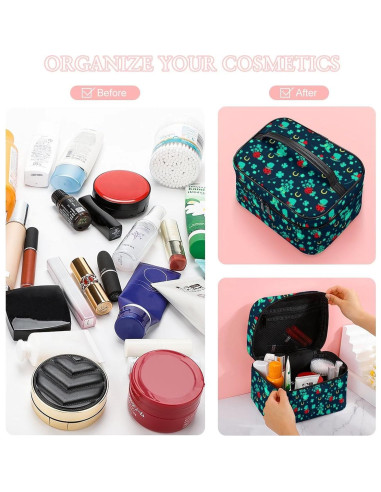 Bolsa de Maquillaje de Viaje Impermeable 24.9x19.1cm Unisex