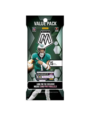 Paquete de Valor Cello Fútbol Panini Mosaic 2023 - 15 Tarjetas