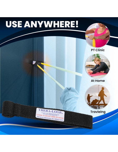 Anclajes de Puerta RangeMaster TheraLoop Antideslizante - Paquete de 2