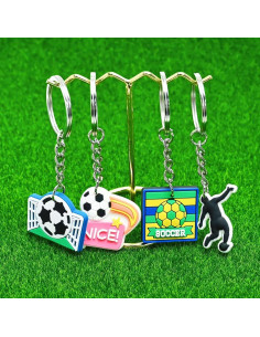 Llavero Personalizado Gibleitz 50PCS Fútbol Fiesta Cumpleaños 2