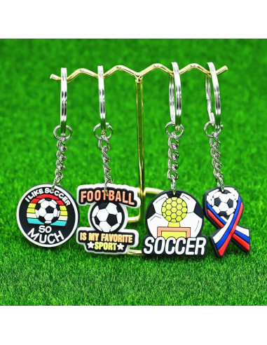 Llavero Personalizado Gibleitz 50PCS Fútbol Fiesta Cumpleaños