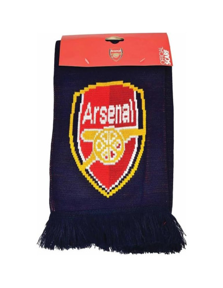 Bufanda Arsenal FC Jacquard Azul Marino Oficial 137x25cm