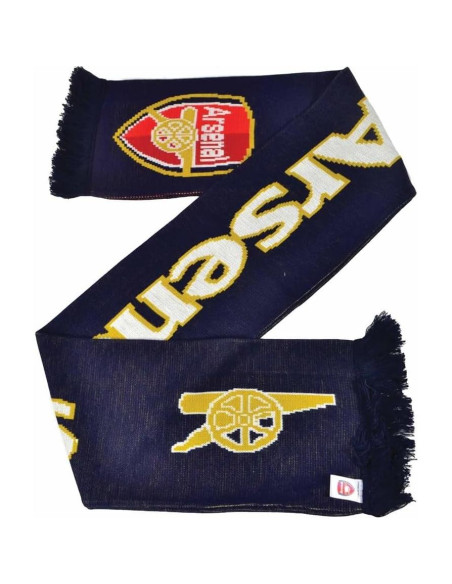 Bufanda Arsenal FC Jacquard Azul Marino Oficial 137x25cm