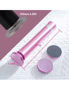 Lima de pies eléctrica Senlong MJQ-yb006 Rosa - Removedor de callos 2