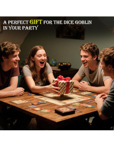 Juego de Dados D&D Haxtec de Metal 7 Piezas Hierro Antiguo Rojo