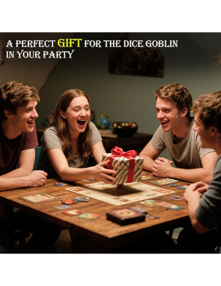 Juego de Dados D&D Haxtec de Metal 7 Piezas Hierro Antiguo Rojo