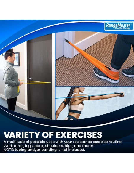 Anclajes de Puerta RangeMaster TheraLoop Antideslizante - Paquete de 2