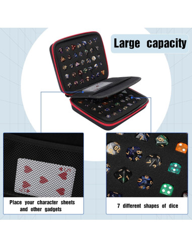 Funda de Almacenamiento de Dados Aoriher 4 Pack Gran Capacidad