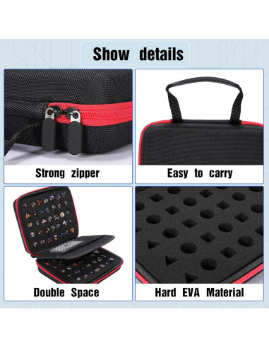 Funda de Almacenamiento de Dados Aoriher 4 Pack Gran Capacidad