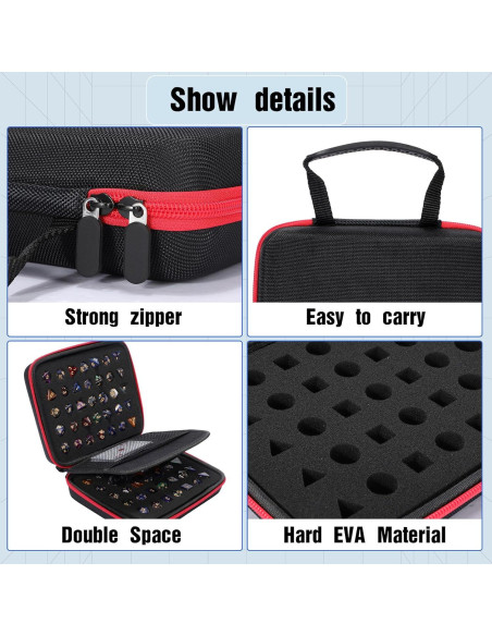 Funda de Almacenamiento de Dados Aoriher 4 Pack Gran Capacidad