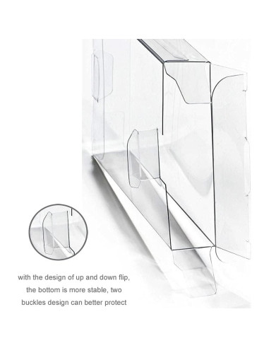 10 Fundas Protectores Plástico Transparente RUITROLIKER 3.75"