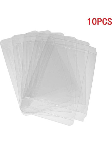 10 Fundas Protectores Plástico Transparente RUITROLIKER 3.75"