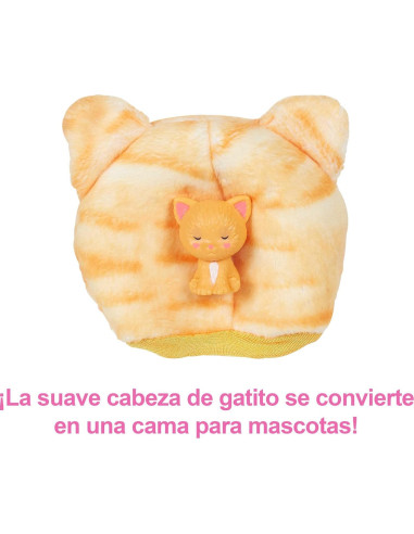 Muñeca Barbie Cutie Reveal Gato - 10 Sorpresas y Cambio de Color