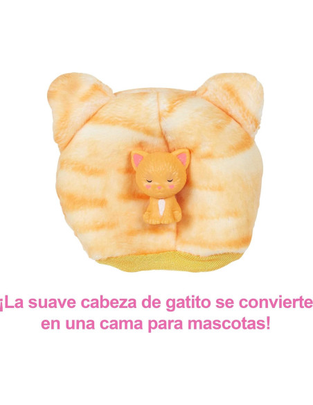 Muñeca Barbie Cutie Reveal Gato - 10 Sorpresas y Cambio de Color