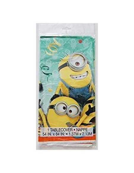 Cubierta de Mesa Temática Minion Unique 135x213 cm Desechable
