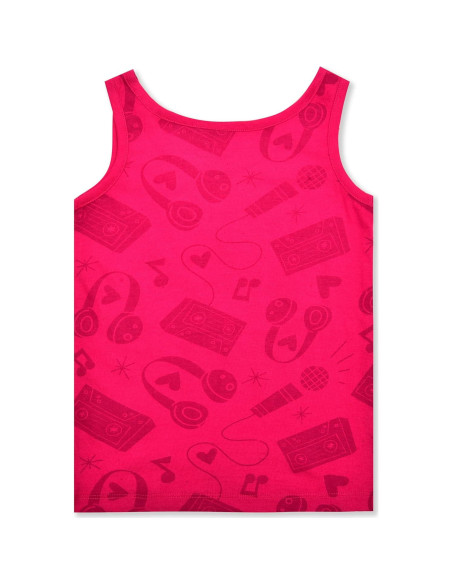 Pack 3 Camisetas Sin Mangas Niñas Trolls Poppy Rosa/Azul 3T