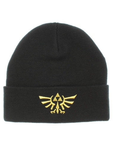 Beanie Triforce Zelda BioWorld Unisex 100% Acrílico Negro