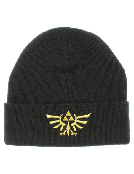 Beanie Triforce Zelda BioWorld Unisex 100% Acrílico Negro
