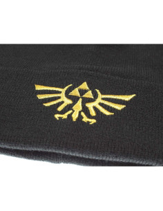 Beanie Triforce Zelda BioWorld Unisex 100% Acrílico Negro 2