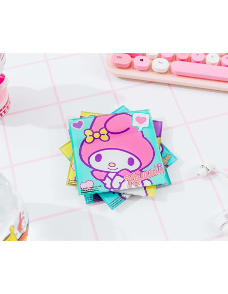 Set de 4 Posavasos de Vidrio Hello Kitty y Amigos - Silver Buffalo