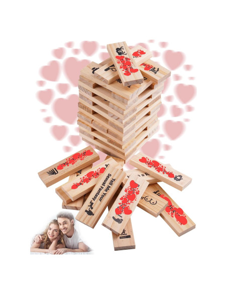 Juego de Bloques de Caída Subtoy 48 Piezas para Adultos