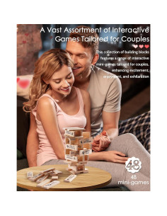 Juego de Bloques de Caída Subtoy 48 Piezas para Adultos 2