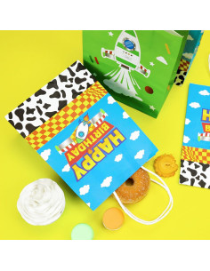 Bolsas de Regalo de Cuento de Dibujos Animados CHENRINDECO 24PCS 2