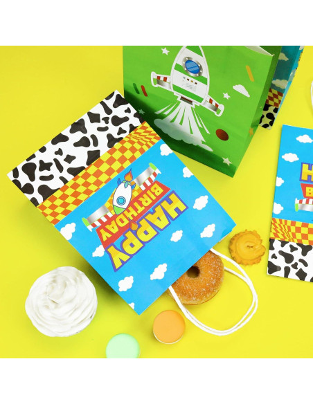 Bolsas de Regalo de Cuento de Dibujos Animados CHENRINDECO 24PCS