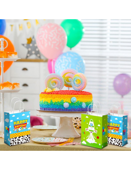 Bolsas de Regalo de Cuento de Dibujos Animados CHENRINDECO 24PCS